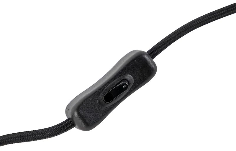 Модерна настолна лампа черна без абажур - Simplo