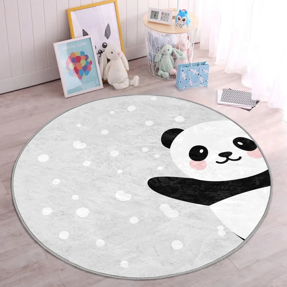 Светлосив детски килим ø 100 cm Comfort - Mila Home