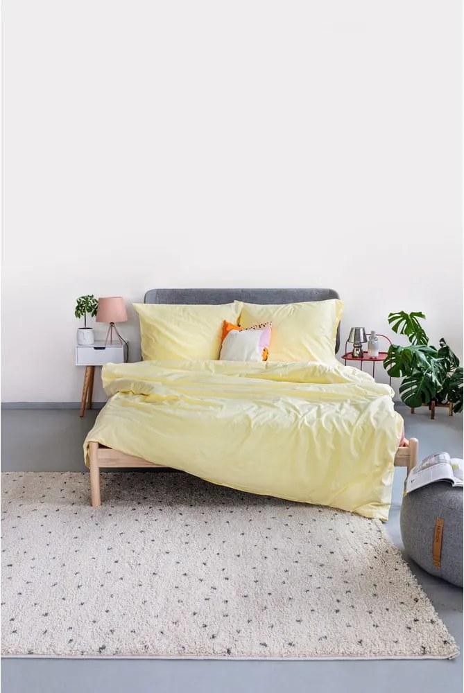 Черен/кремав килим 80x150 cm Dottie Black – Universal