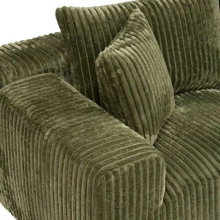 Компресиран ъглов диван atmosphera Solka, 254 cm,Кордурой - Слонова Кост