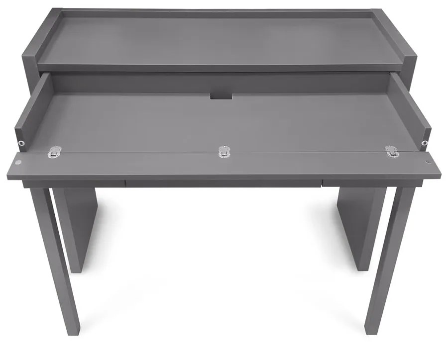 Сиво разтегателно бюро 36x110 cm Mel - Woodman