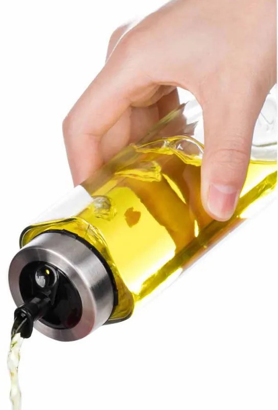 Оливерник Luigi Ferrero Rome FR-7904R, 270 мл, 5 части, Стъкло, Неръждаема стомана, Прозрачен/инокс