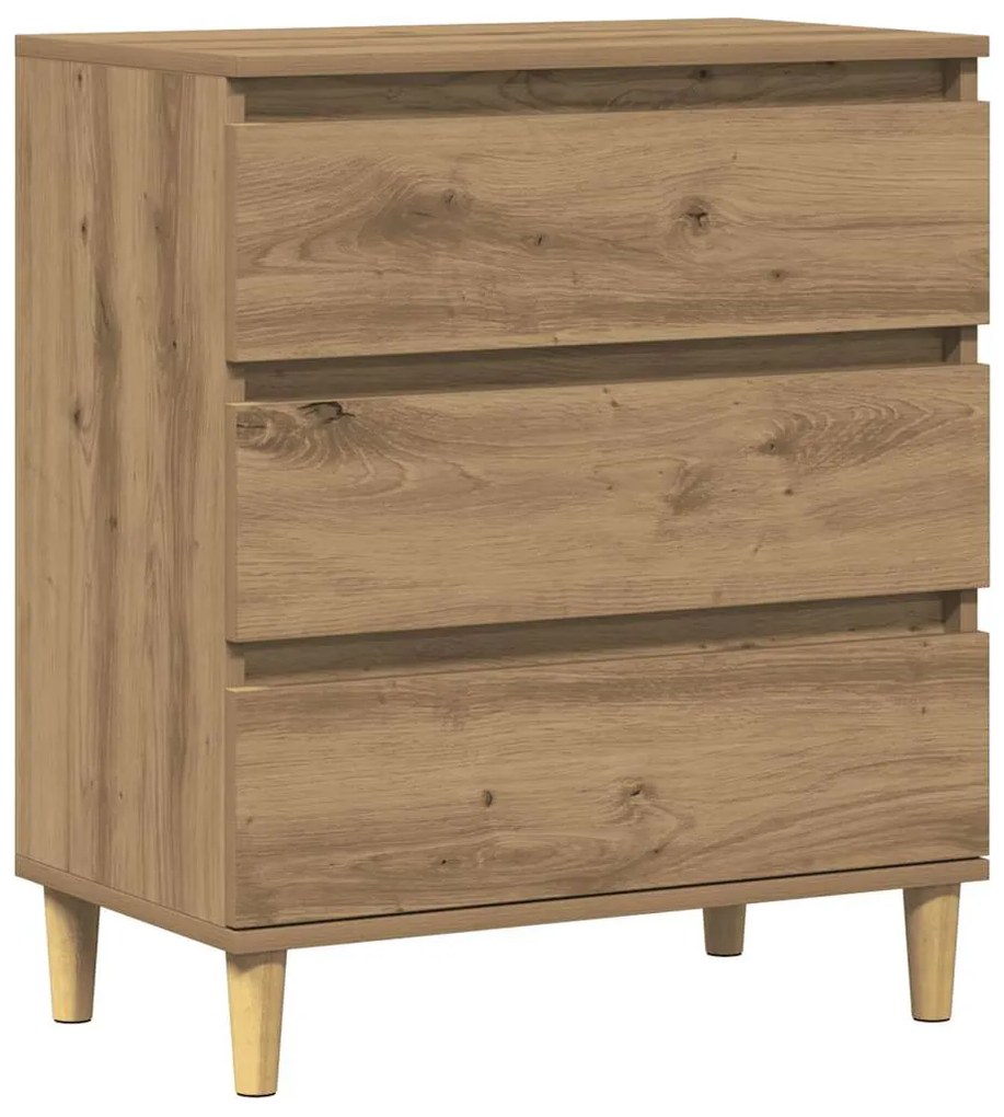 856481 vidaXL Сайдборд, дъб артизан, 60x35x70 см, инженерно дърво