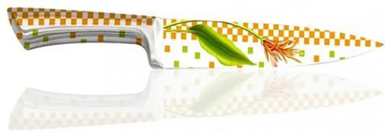 Кухненски нож ZEPHYR ZP 1633 NCF8, 20 см, Неръждаема стомана, Цветна щампа
