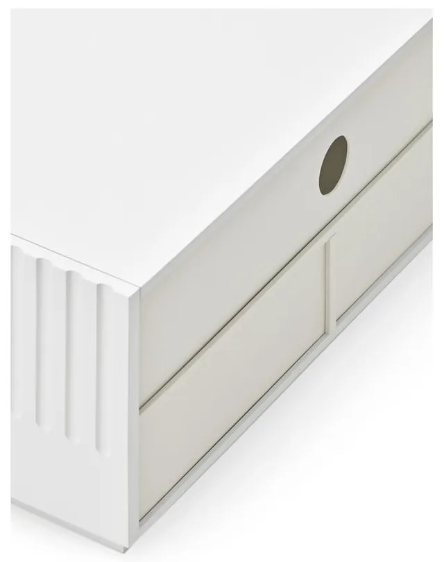 Бял скрин за телевизор Doric - Teulat