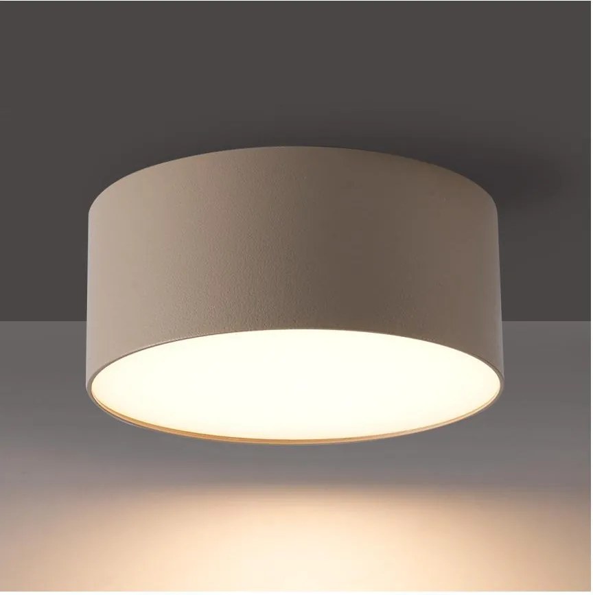 Brilagi - LED таванен плафон за баня FORIS LED/14W/230V Ø 12 cm бежов IP44