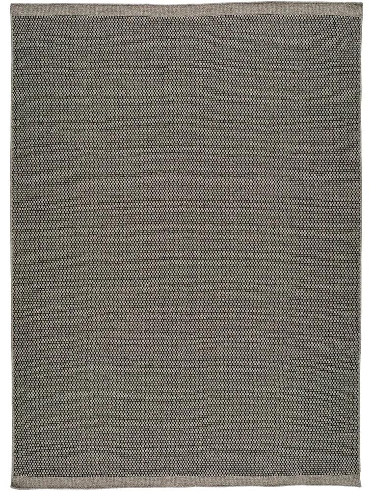 Сив вълнен килим Kiran Liso, 120 x 170 cm - Universal