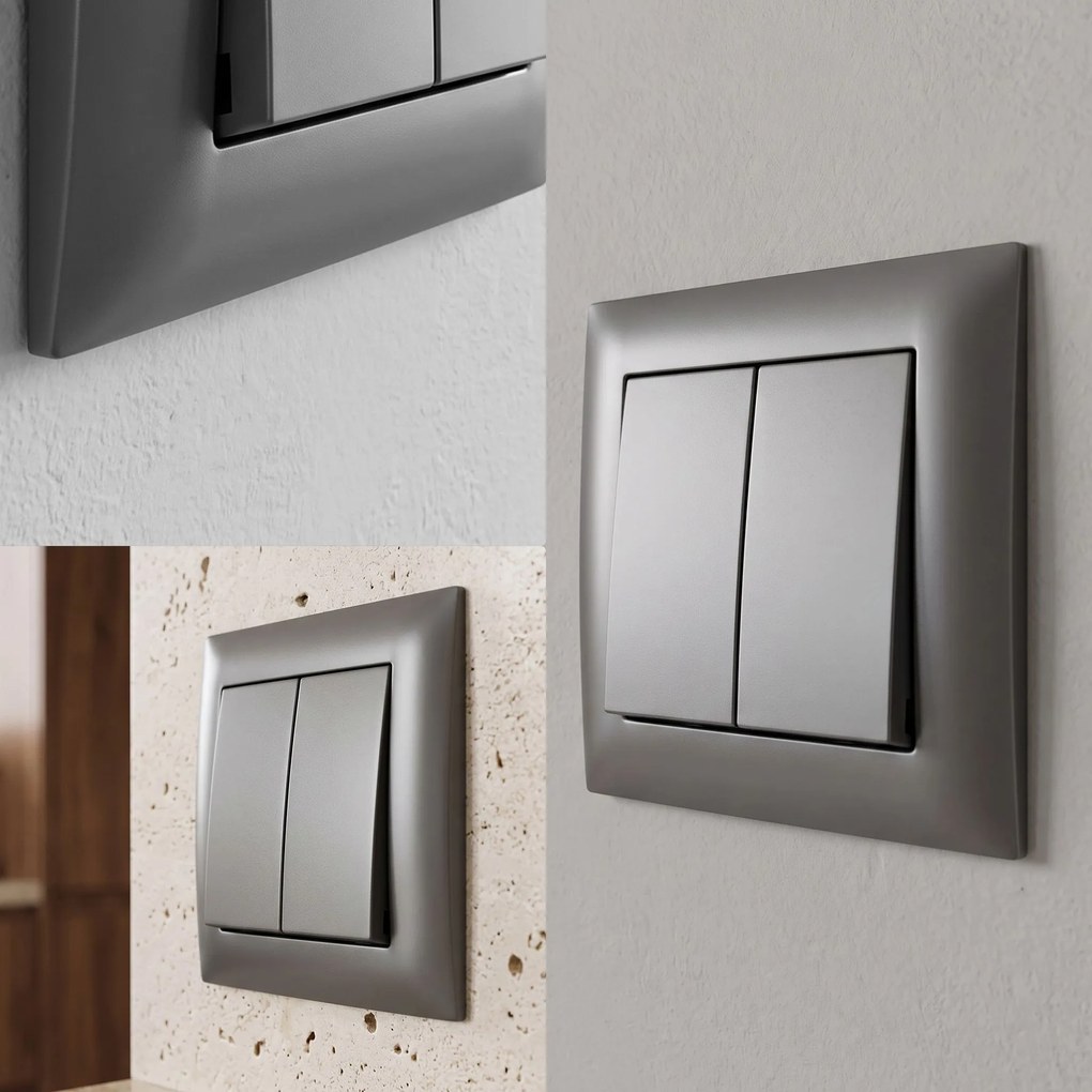 Единична рамка за контакти OSTE JNH013-1F Grey