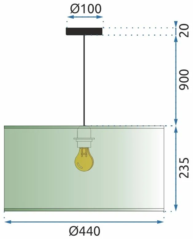 Пендел Blue Gold 44cm APP955-1CP