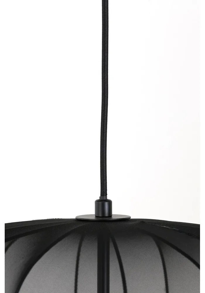 Черна лампа за таван ø 50 cm Plumeria - Light &amp; Living