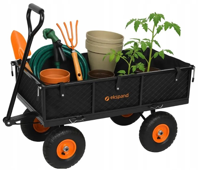 Многофункционална градинска количка 3в1 с товароносимост 200 кг