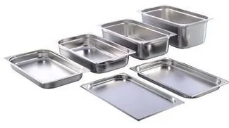 Horecano - Иноксов гастронорм 1/1 GN h40мм 530x325мм 14/1 GF-(GF-11040)