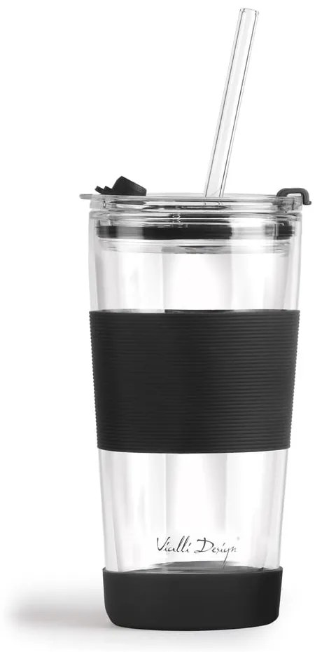 Черна термочаша 600 ml Fuori – Vialli Design