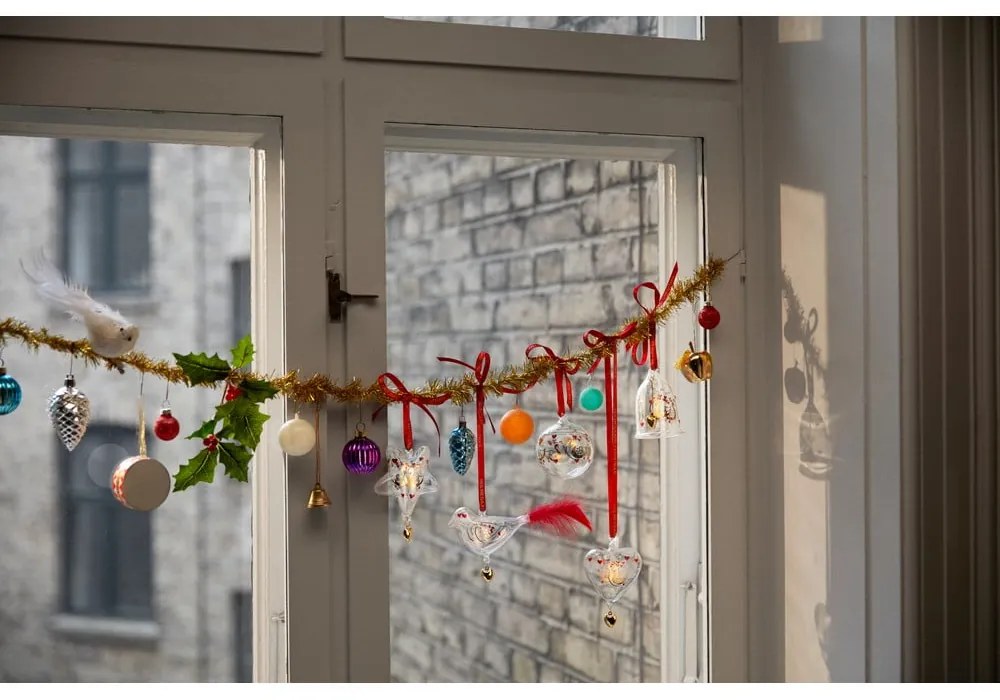 Стъклена коледна украса ø 5,5 cm Ann-Sofi Romme Annual Christmas Bell 2025 – Holmegaard