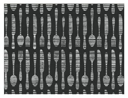 Хартиена подложка за хранене 30x40см с декор "GOURMET BIANCO" ПАКЕТ 250бр LUNI PAPER-(TV58N) - Horecano