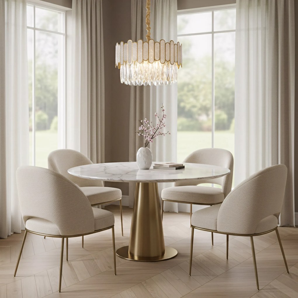 Лампа APP1746-4CP 40 cm Gold