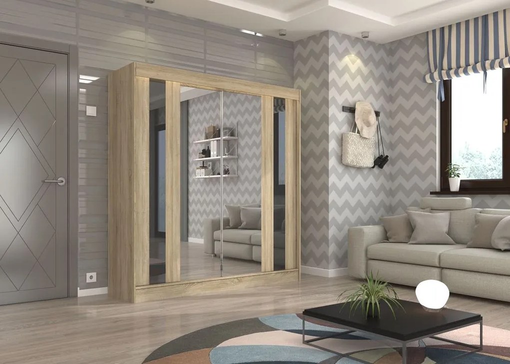 Гардероб Nabi 200 плъзгащ се-Drus-Mauro