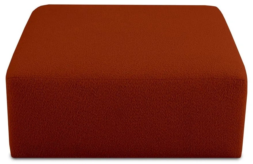 Модулен диван от букле в тухлен цвят Roxy – Scandic