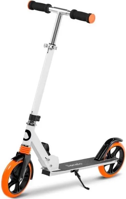 Lionelo - Детска тротинетка LUCA бяла/оранжева
