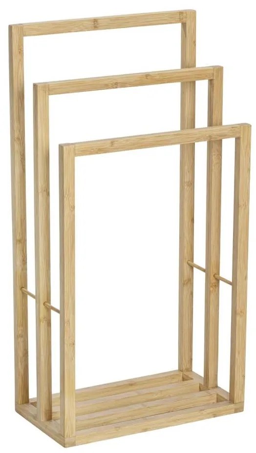WENKO 25629100 - Стойка за кърпи BAMBUSA 42,5x82 cm кафява