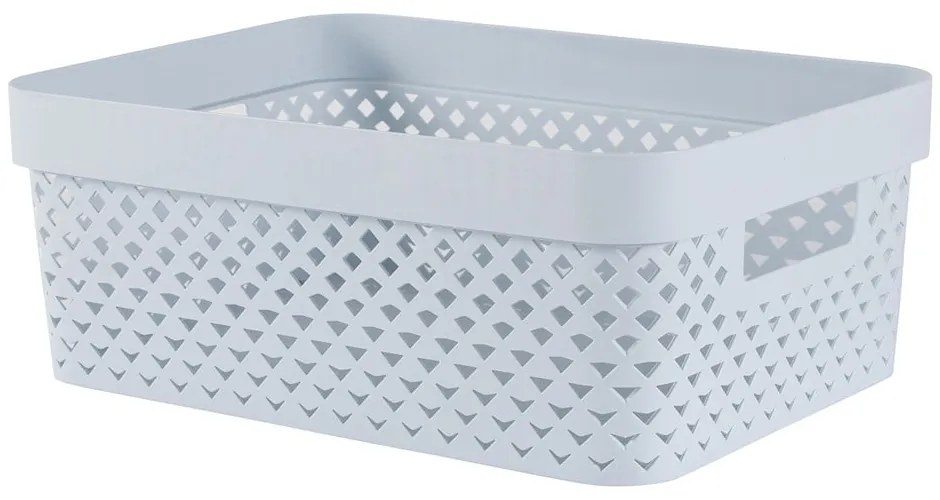 Светлосиня пластмасова кутия за съхранение 36x27x14 cm Pure – Curver