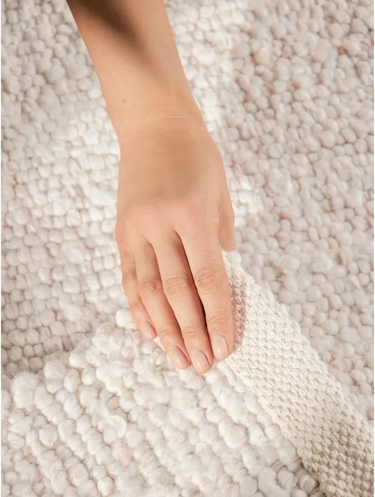 Ръчно изработен килим от букле в цвят слонова кост 120x170 cm Notting Hill Portobello – Ted Baker