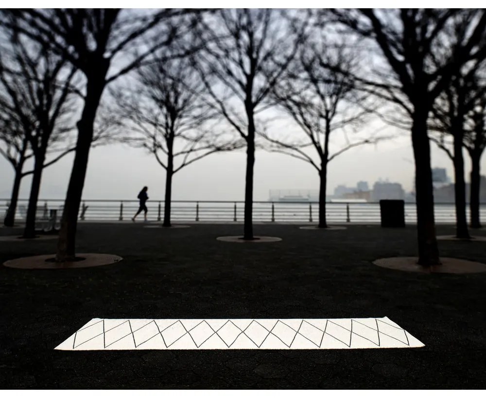 Черна пътека за открито и закрито 70x160 cm Max Black – Pappelina