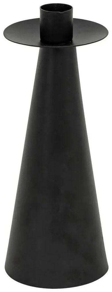 Свещник atmosphera Aut, Метал, Черен, 24 cm, 2 бр