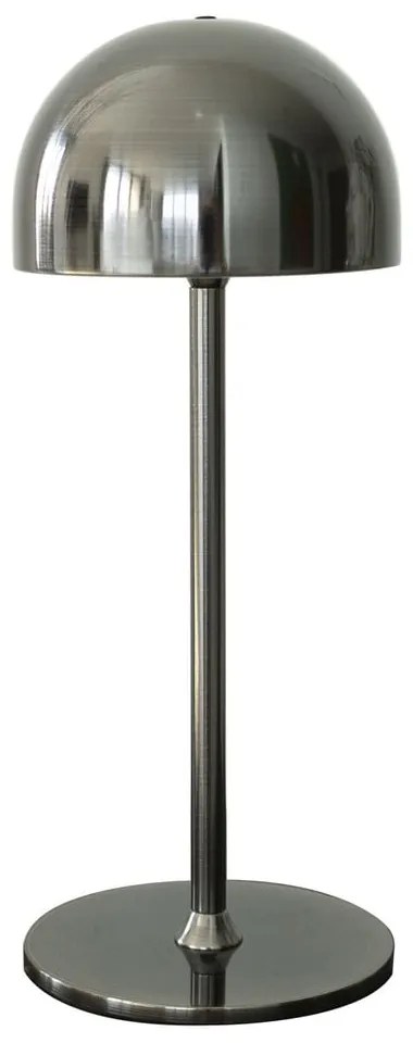 Тъмносива LED настолна лампа с дистанционно управление с метален абажур (височина 30 cm) Tim – Sirius