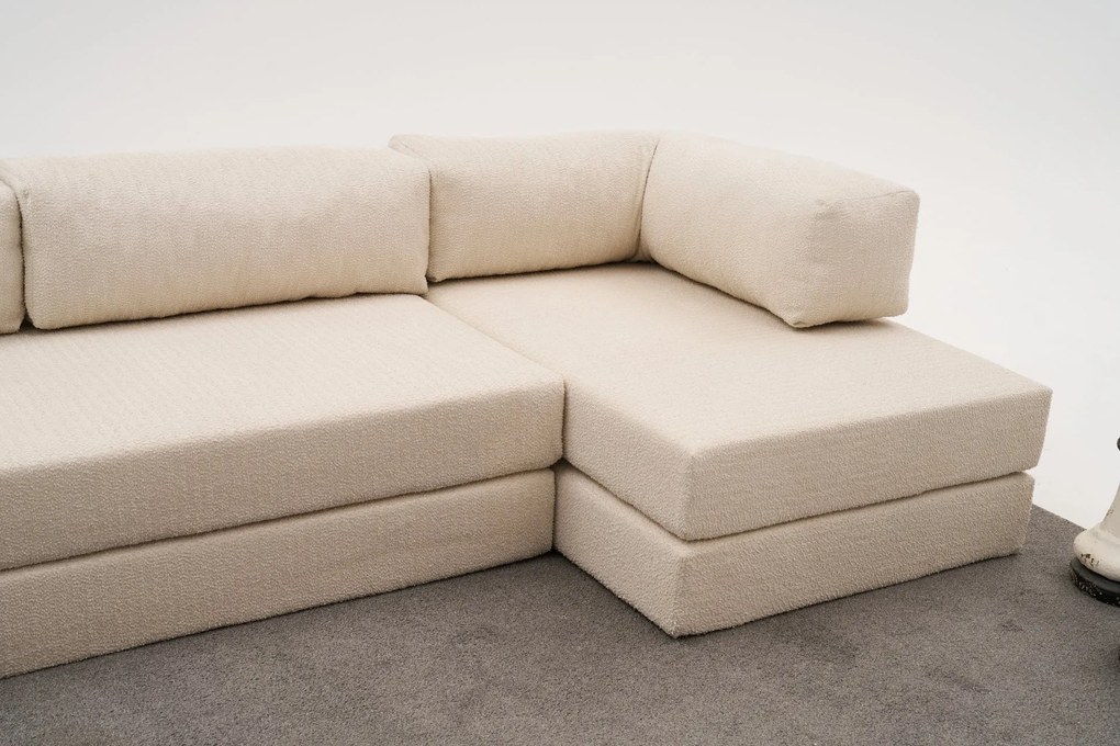 Ъглов диван Comfort, цвят Кремав