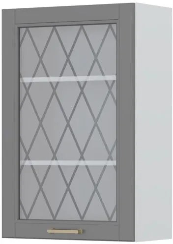 Висящ шкаф Tahoma V9-60-1KS with Витрина-Graphite