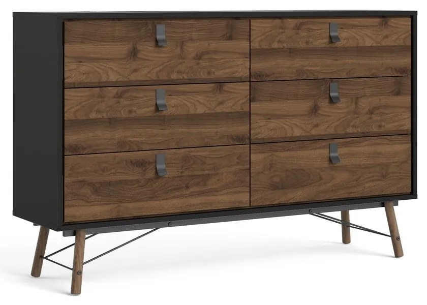 Тъмнокафяв скрин , 150 x 95 cm Ry - Tvilum