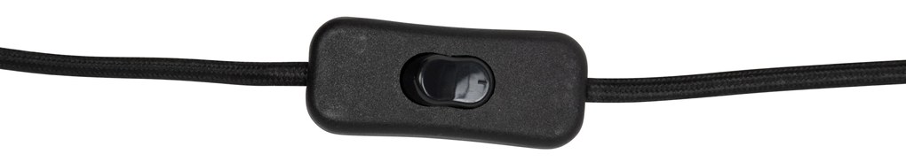 Japandi настолна лампа тъмен бронз с бежов абажур - Nori