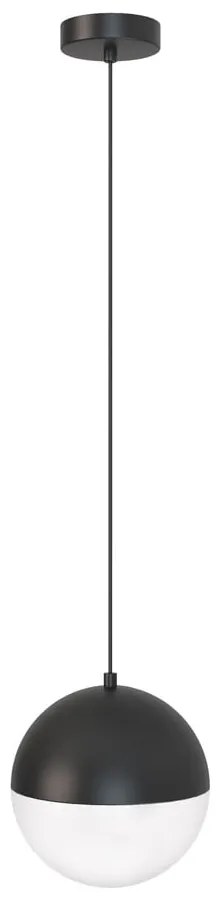 Черно висящо осветително тяло, височина 150 cm Eclipse - SULION