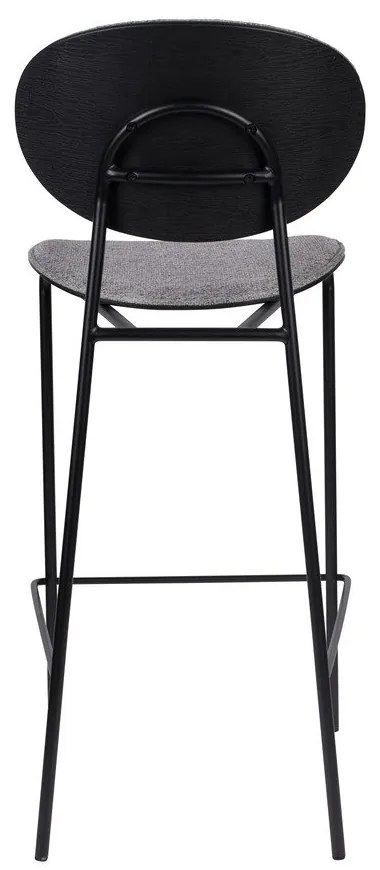 Сиви бар столове в комплект от 2 броя 96 см Donny - White Label