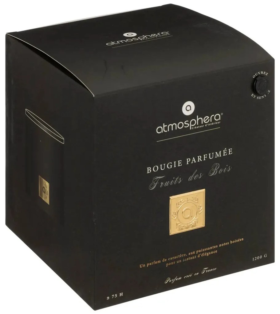 Ароматна свещ atmosphera Enzo, Стъкло, 1200 g - Vanilla