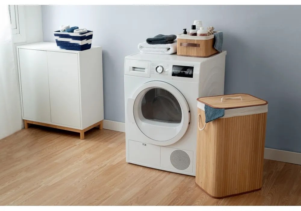 Бамбуков кош за пране в естествен цвят 78 л Bamboo – Compactor
