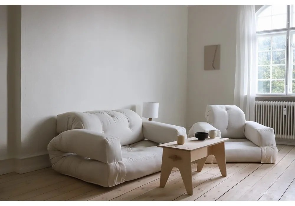 Оранжев разтегателен диван 140 cm Hippo - Karup Design