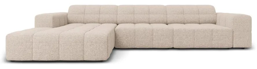 Бежов ъглов диван (ляв ъгъл) Chicago - Cosmopolitan Design