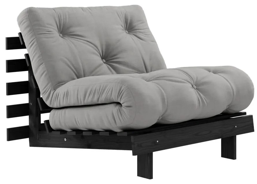 Сиво кресло Roots Black Night – Karup Design