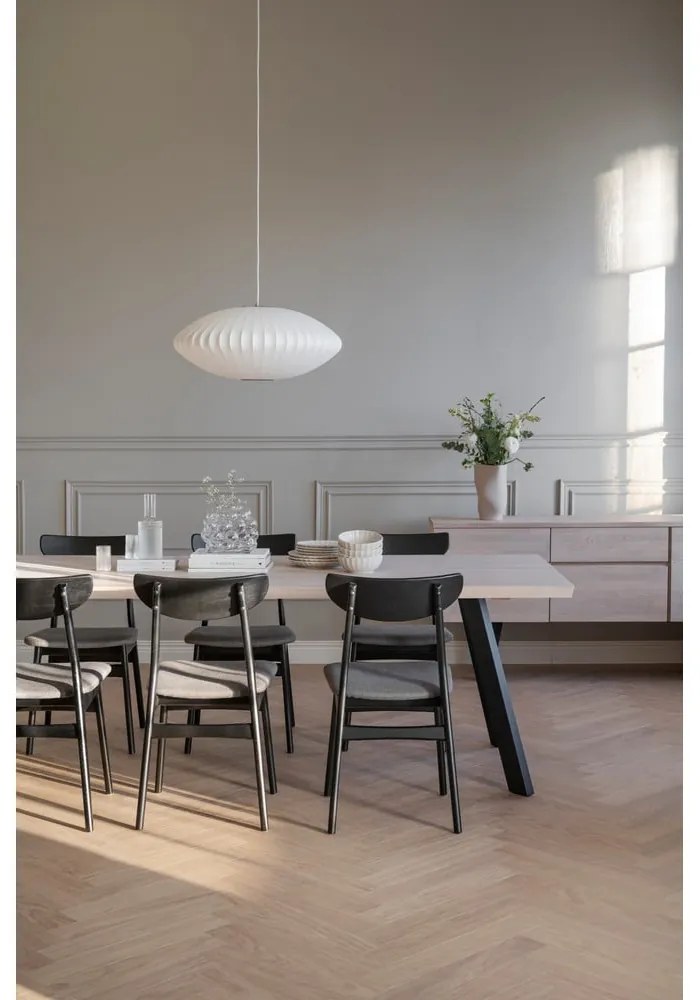 Черни трапезни столове в комплект от 2 броя Rodham - Rowico