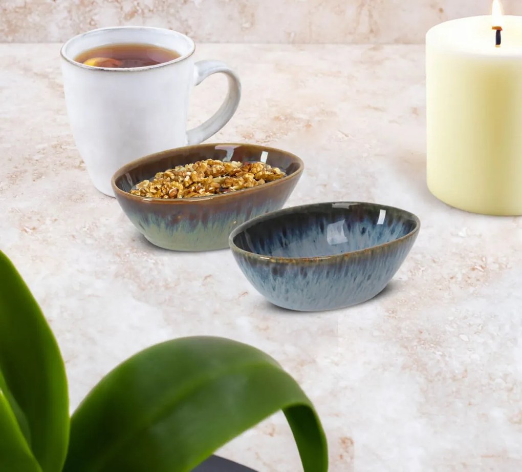 Сет купа LA MEDITERRANEA Itchy, 14х9х4 cm, Порцелан, 2бр