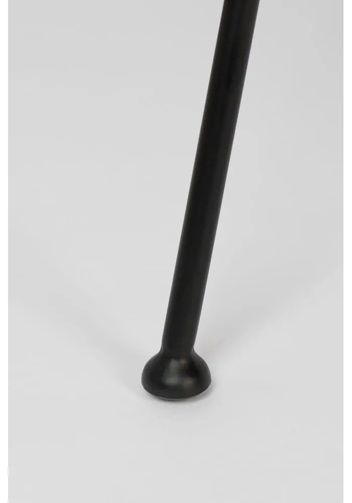 Черно кресло от изкуствена кожа Feston - Zuiver