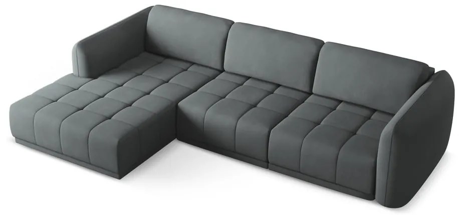 Тъмносив ъглов диван (ляв ъгъл) Hoku – Makamii