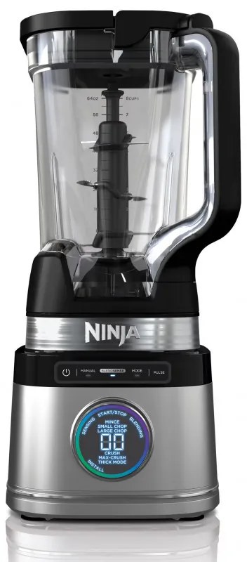 Блендер Ninja Detect Pro TB201EU, 1200W, 2.1 л, 14 скорости, Таймер, LED дисплей, Без BPA, Черен/сив