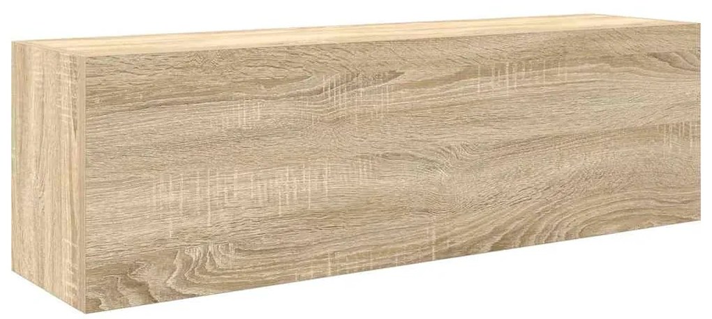 860096 vidaXL Стенен шкаф за баня, дъб сонома, 100x25x30 см, инженерно дърво