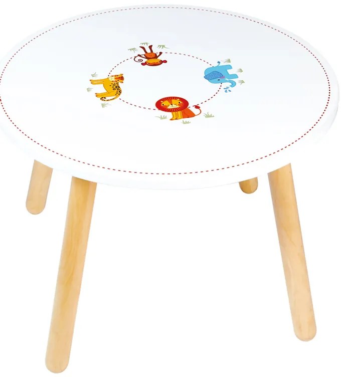 Bigjigs - Дървена масичка - Джунгла