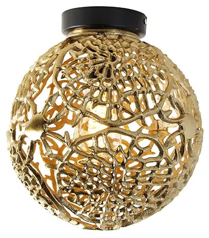 Арт Деко Плафон Златен с Черно - Maro