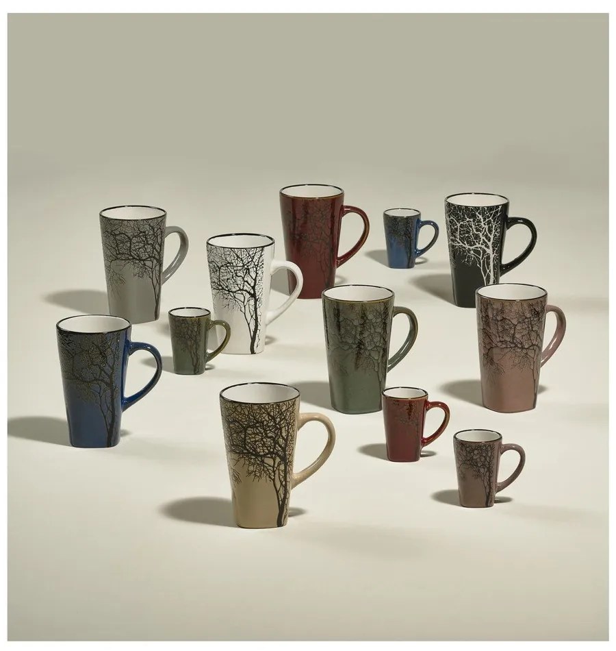 Сини глинени чаши за еспресо в комплект от 4 бр. 100 ml Hela – Villa Collection