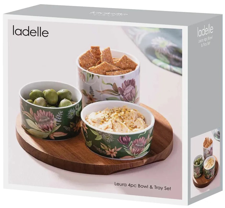 Порцеланов комплект от за сервиране 3 бр. Leura – Ladelle